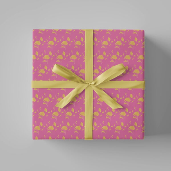 Упаковочная бумага «AKVAREL PINK»