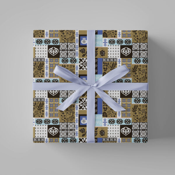 Упаковочная бумага «COFFEE FALL»