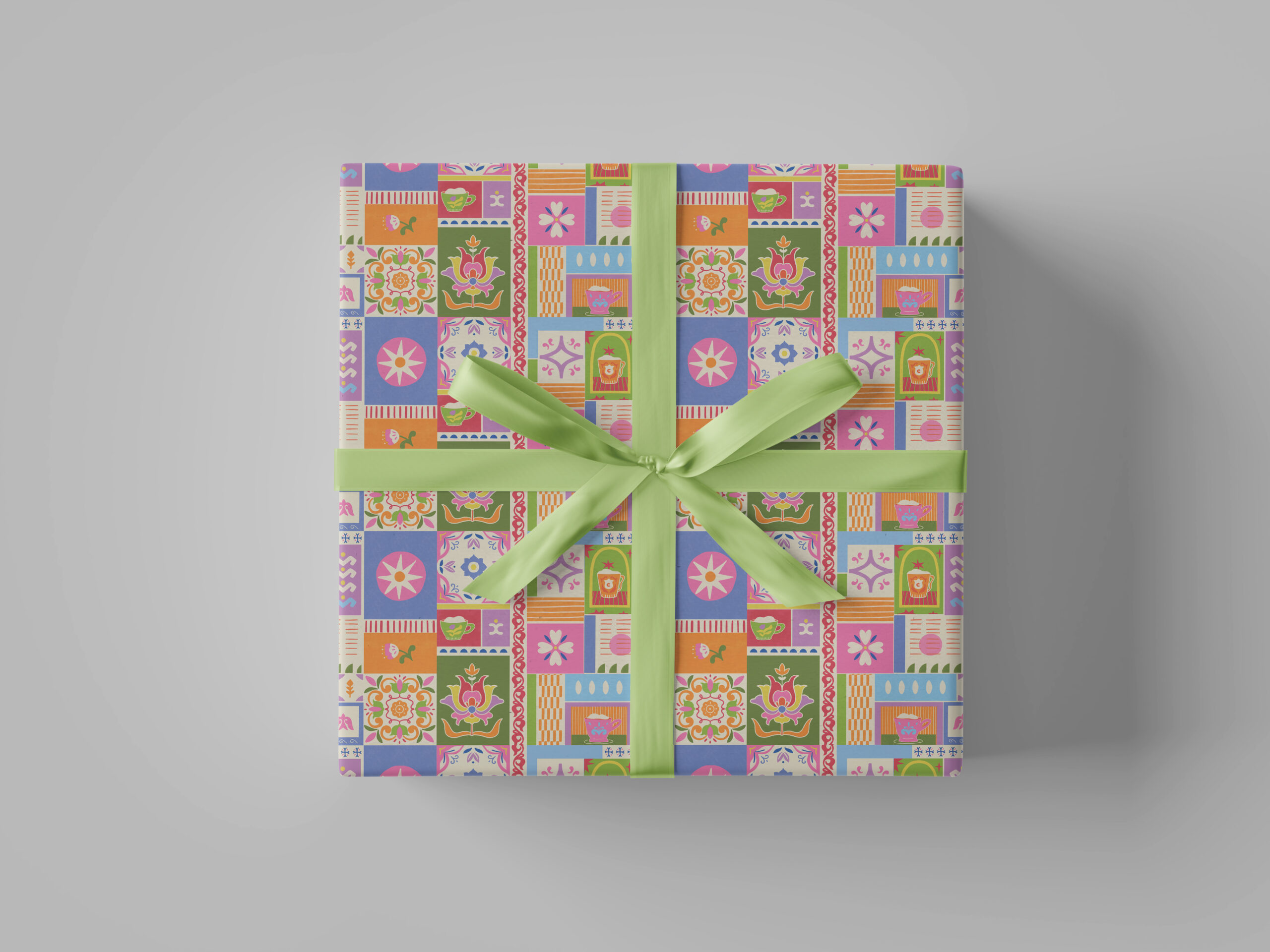 Упаковочная бумага «COFFEE GIRL»