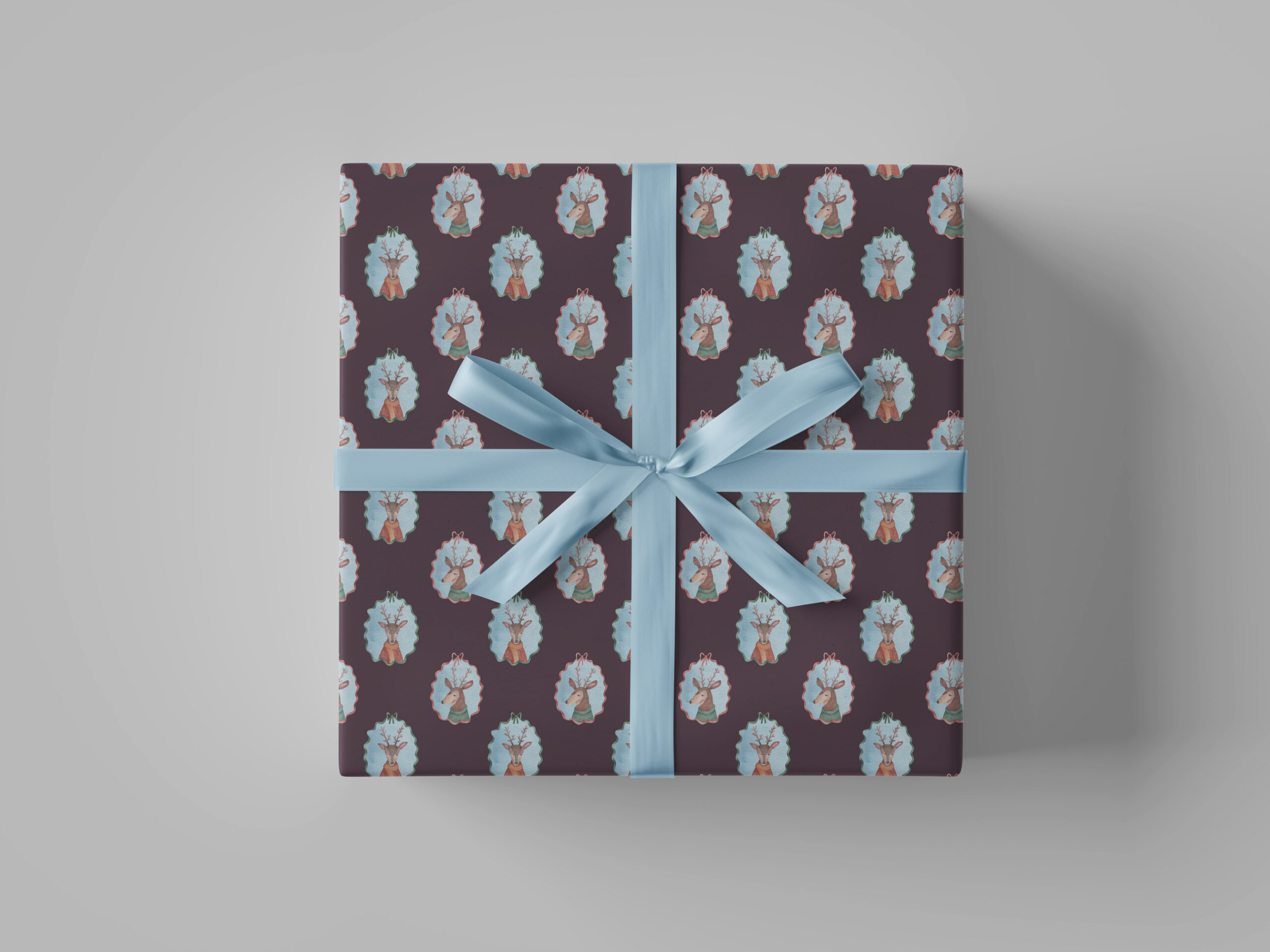 Упаковочная бумага «DEER PORTRAIT»