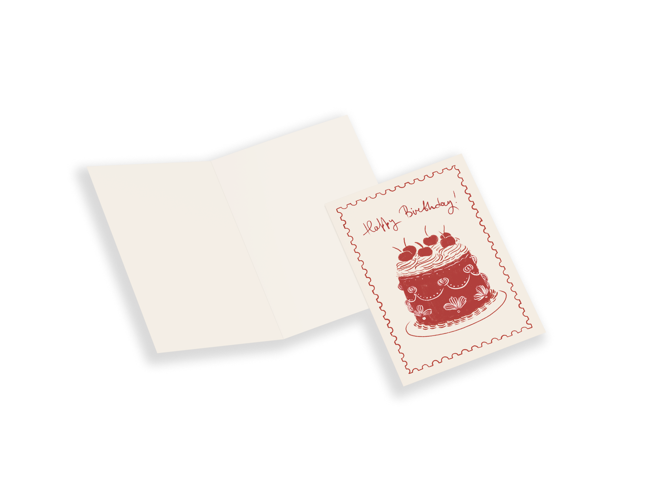 ПРАЗДНИЧНЫЙ ТОРТ (красный)