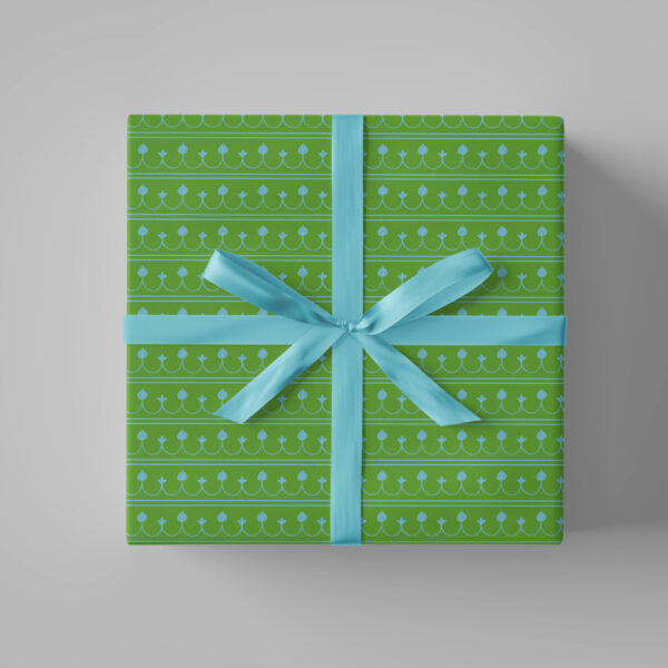 Упаковочная бумага «ORIENTAL GREEN»