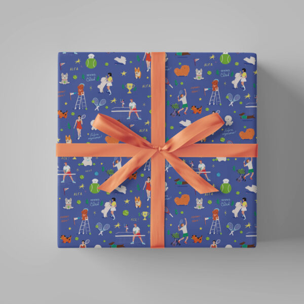 Упаковочная бумага «TENNIS»