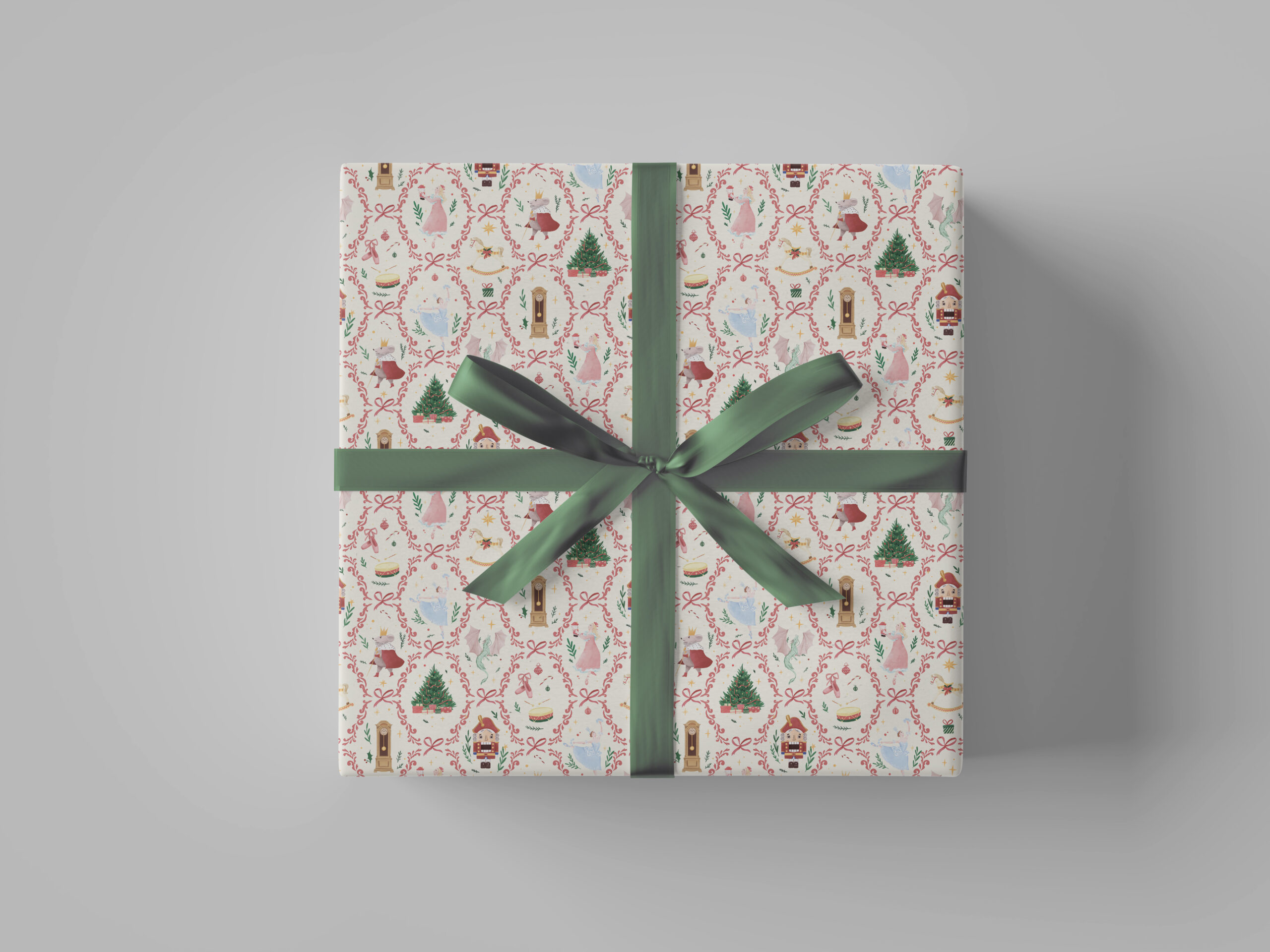 Упаковочная бумага «HAPPY SCHELKUNCHIK»